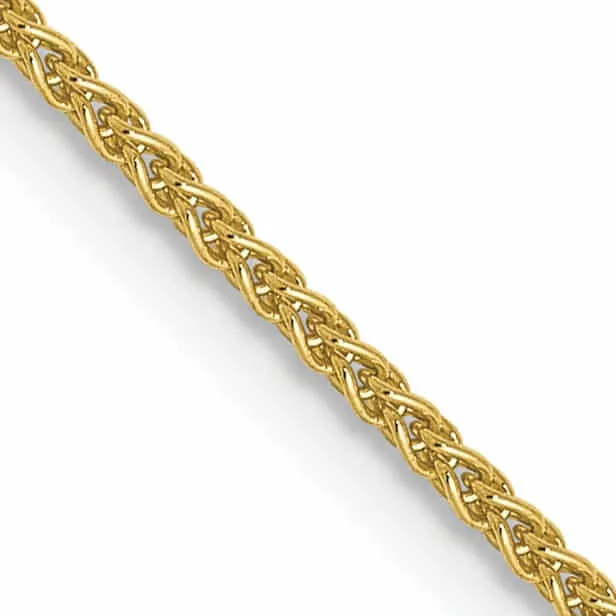 10k Yellow Gold 1mm Wheat Chain