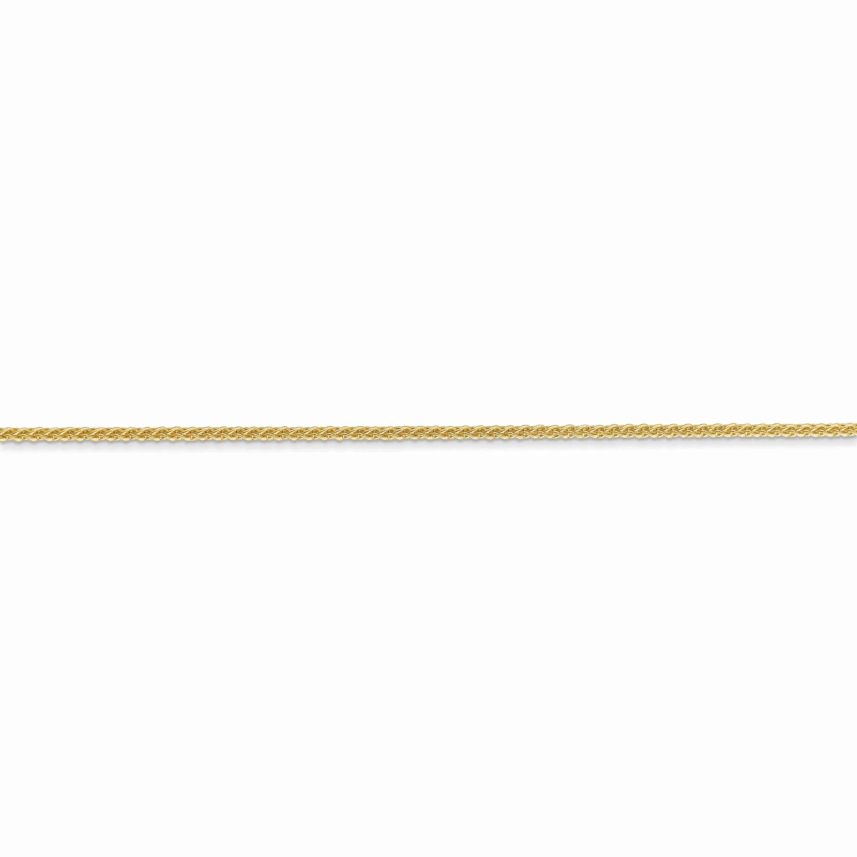 10k Yellow Gold 1mm Wheat Chain