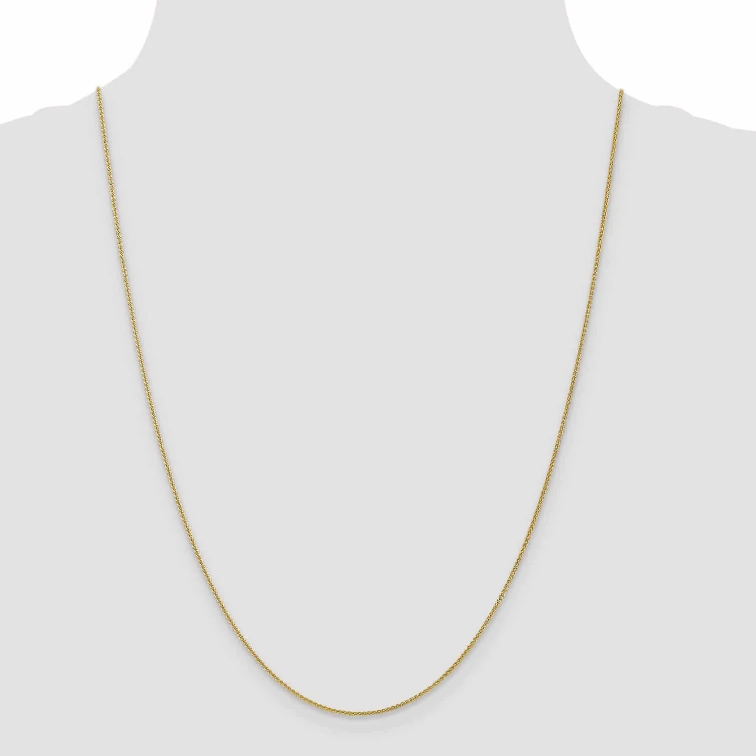 10k Yellow Gold 1mm Wheat Chain