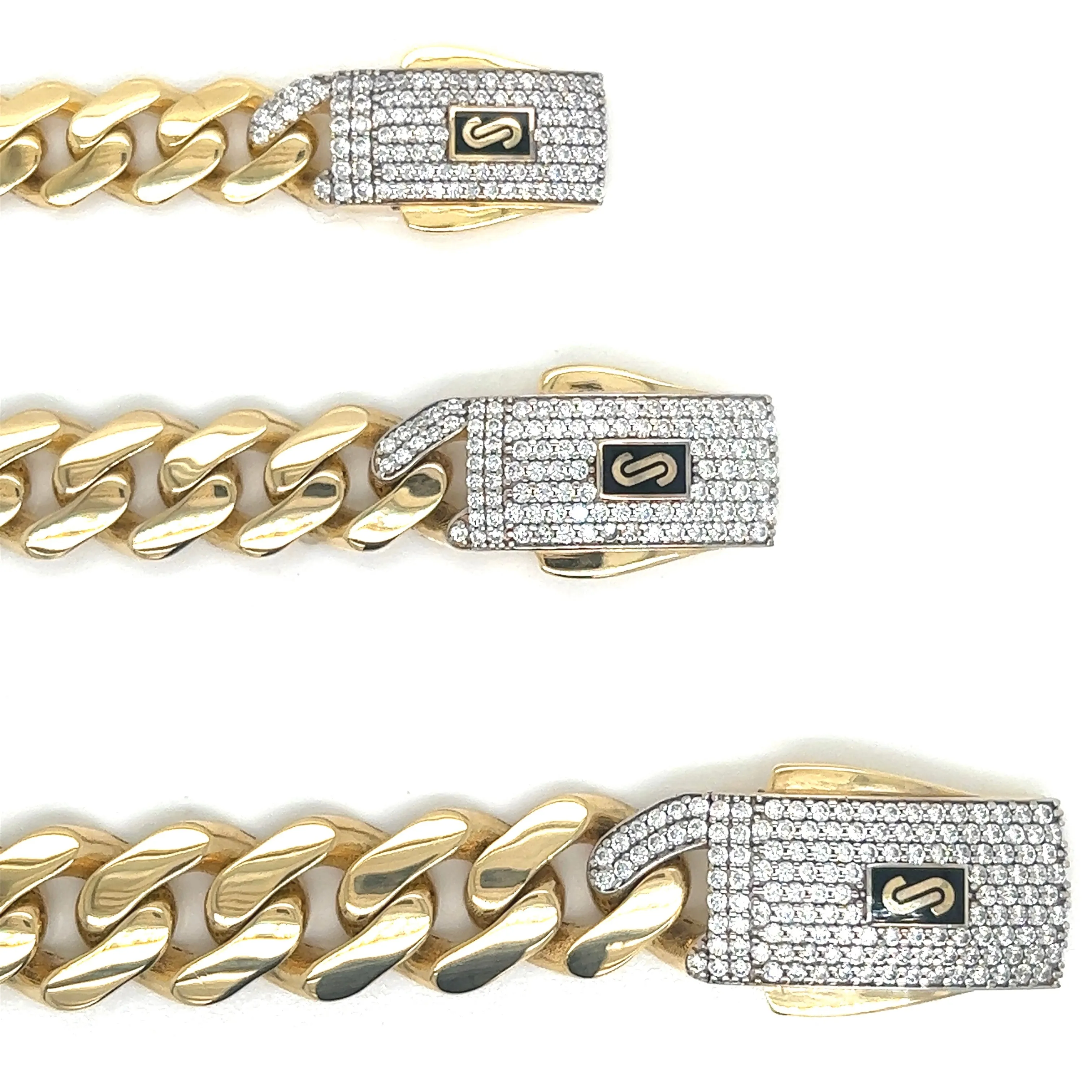 14KT Monaco Cuban Bracelets