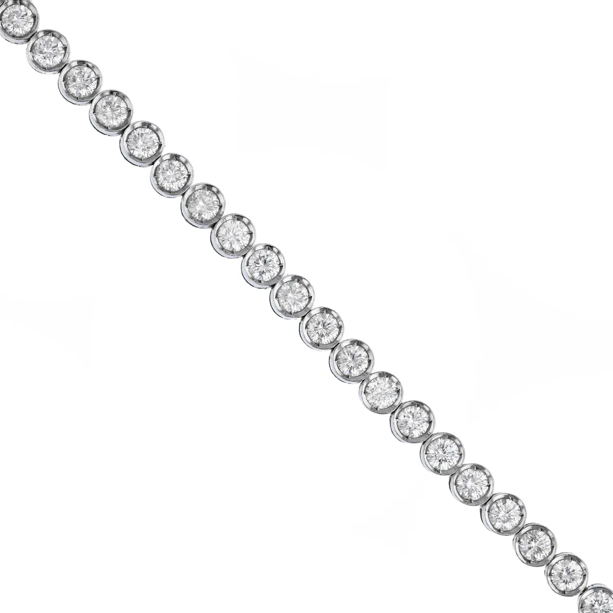 4.23ct Diamond Tennis Bracelet | Pre-Loved | 18K White gold