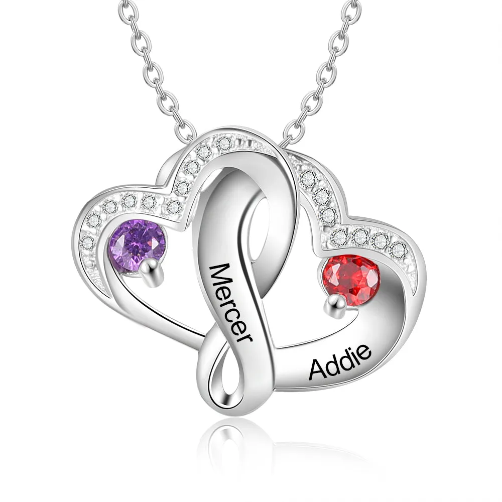 925 Sterling Silver Heart Necklace