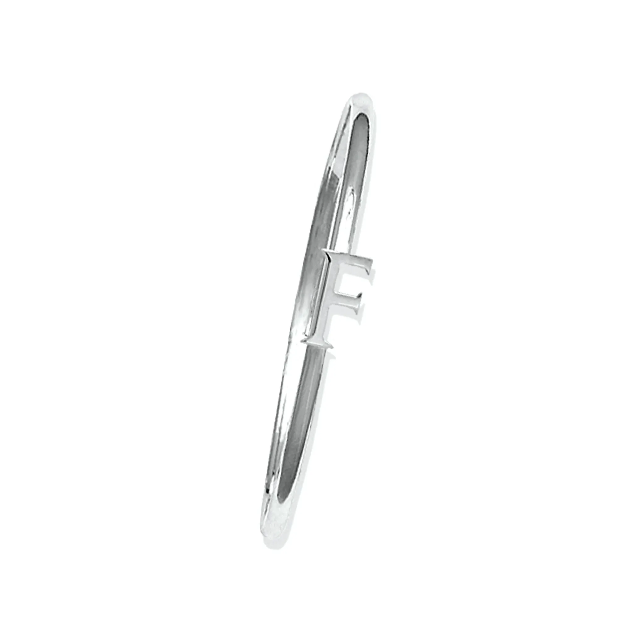 Alice Alphabet Initial Bangle Silver