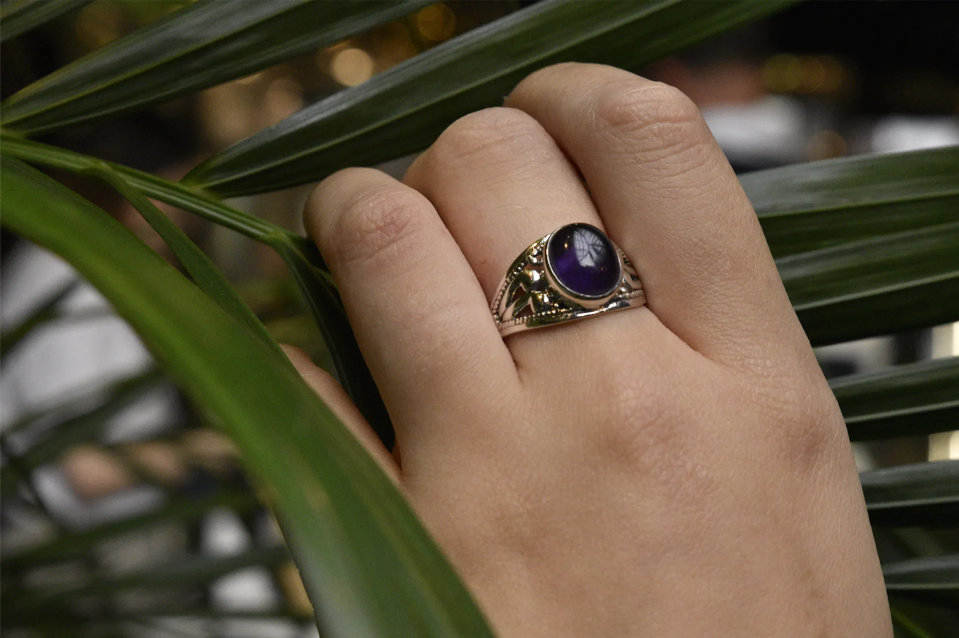 Amethyst Vesta Ring