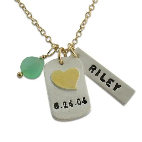 Anniversary Tag Necklace