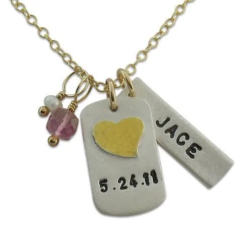 Anniversary Tag Necklace