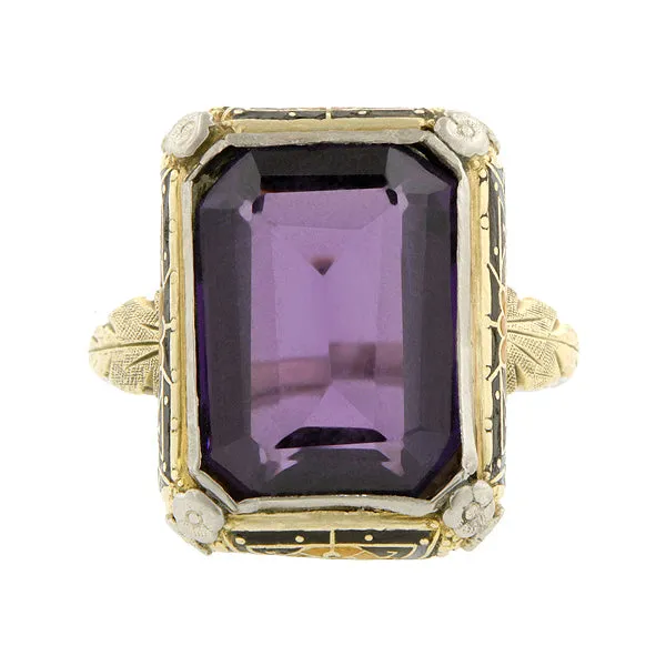 Art Deco Amethyst Ring