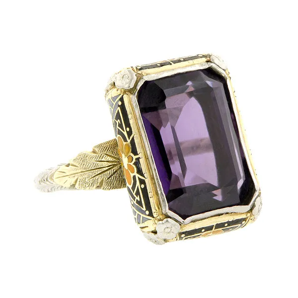 Art Deco Amethyst Ring