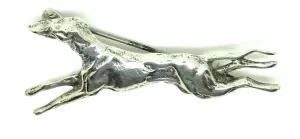 Art Deco Greyhound Sterling Silver Brooch