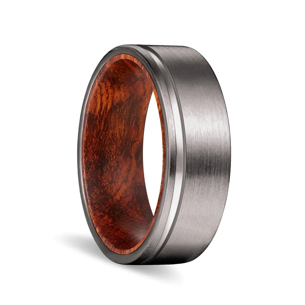 BASHE | Snake Wood, Gunmetal Tungsten Offset Groove