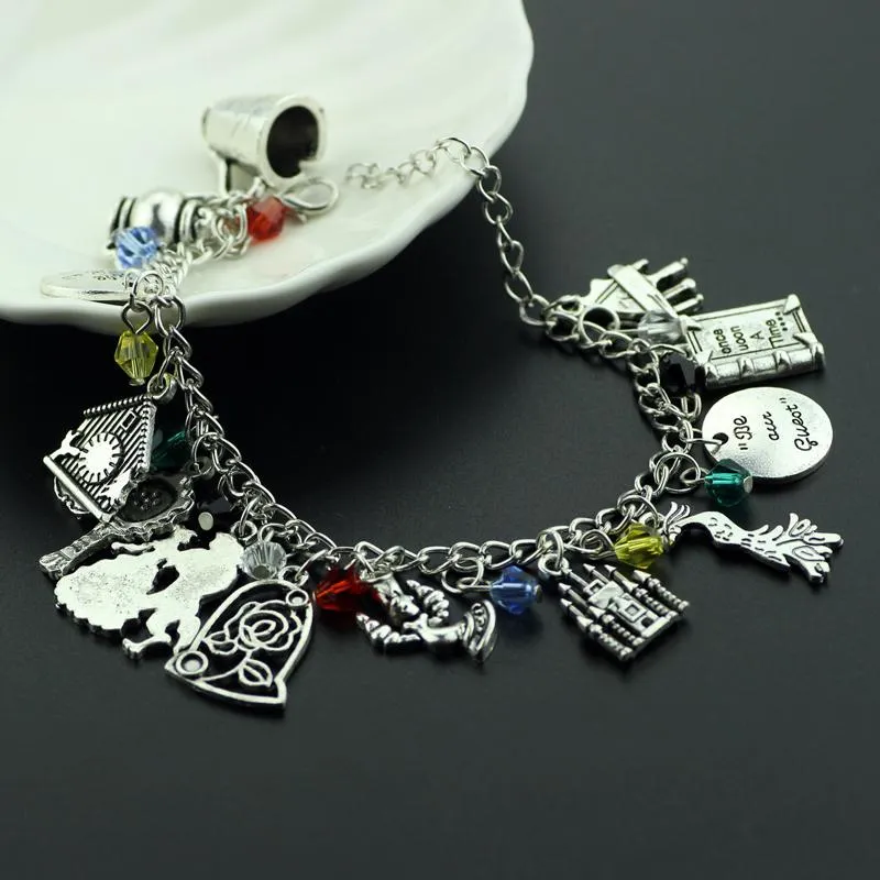 Beast Charm Bracelet Cup Kettle Beast Prince and Belle