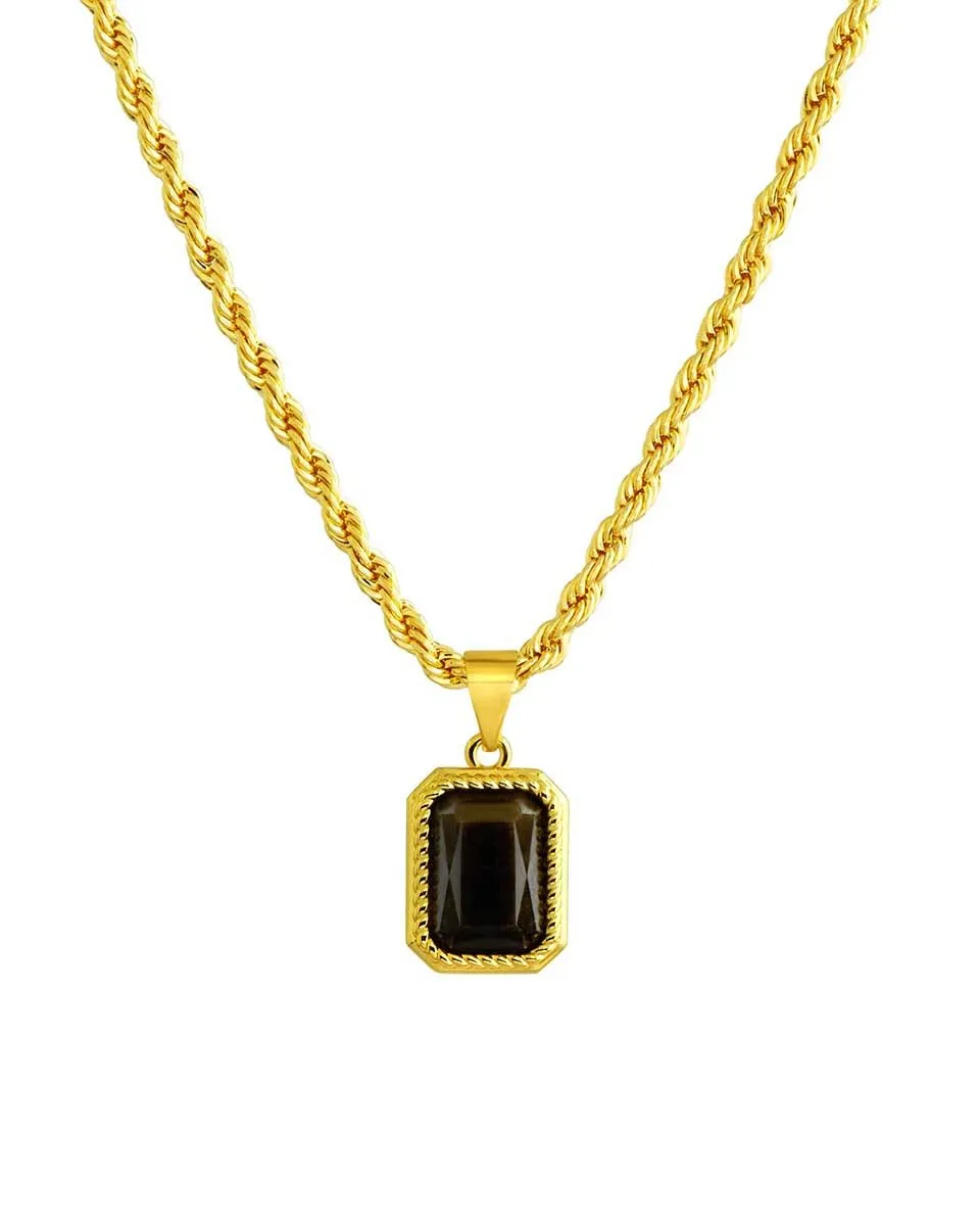 BLACK ONYX NECKLACE