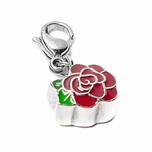 Cass Flower Stainless Steel Charm