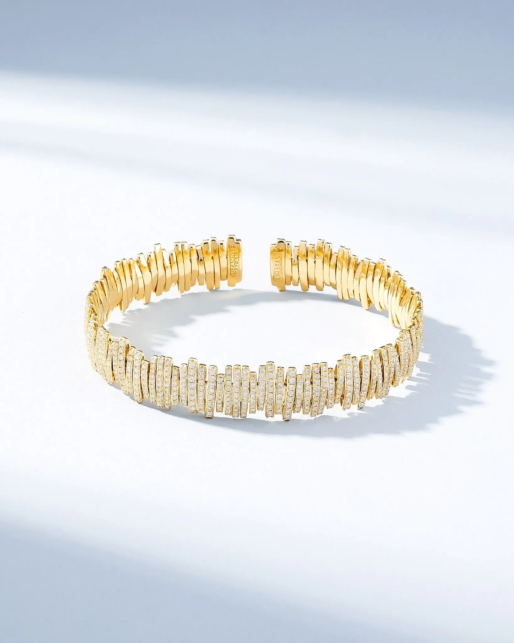 Classic Gold Full Pave Milli Bangle