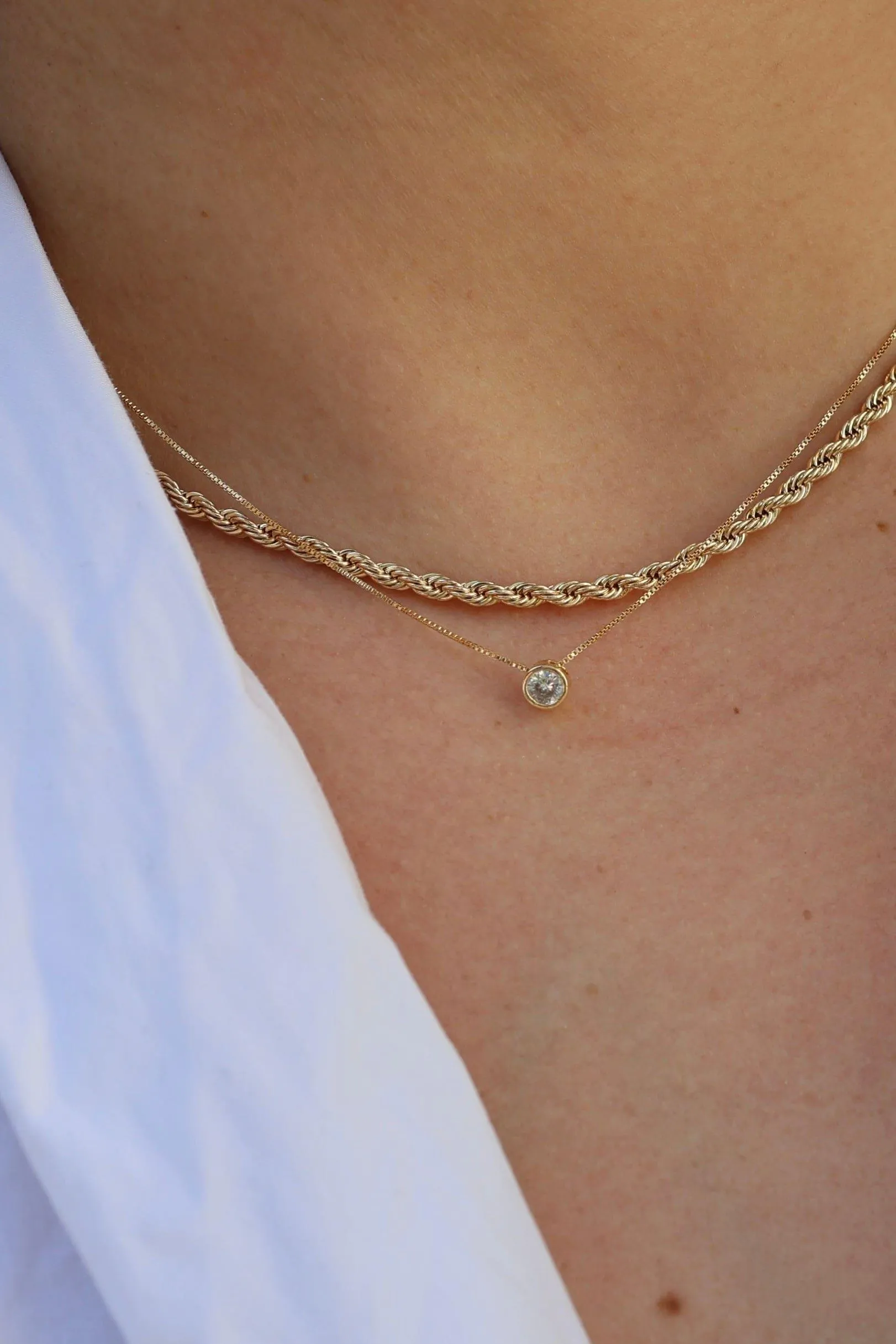 Classic Gold Link Necklace