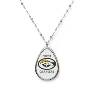 Crest HS Oval Necklace