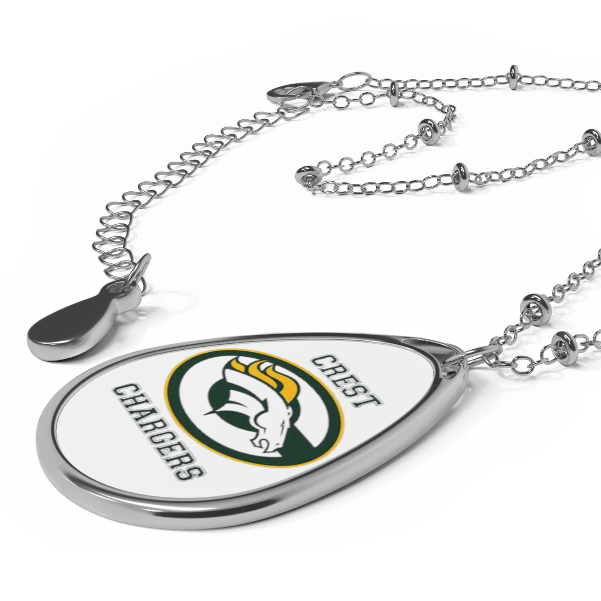 Crest HS Oval Necklace