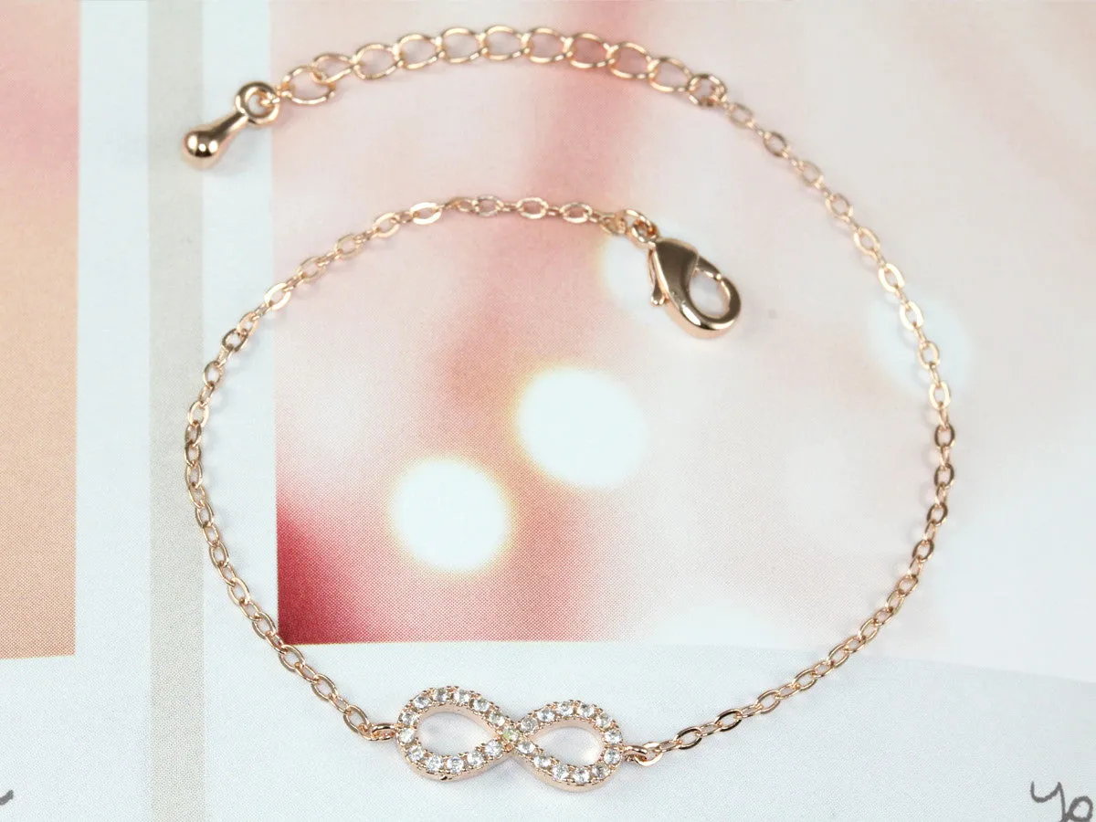 Crystal Infinity Bracelet