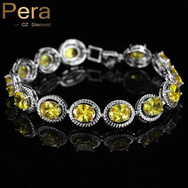 Cubic Zirconia Stone Bangle / Bracelet For Women