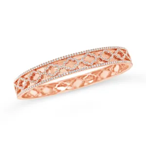 Diamond Quatrefoil Bangle