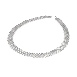 Diamond Shape Flexible Chain Necklace