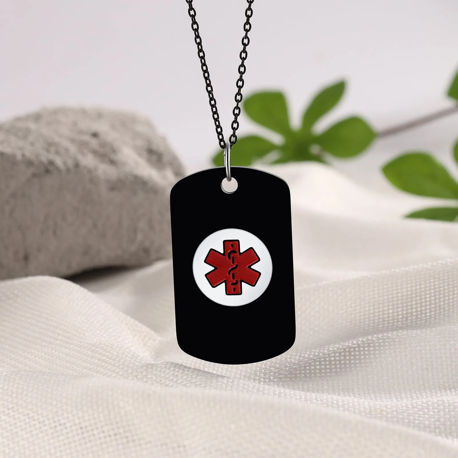 Embrace Health with Elegance: Your Personalized Custom Medical Info Necklace