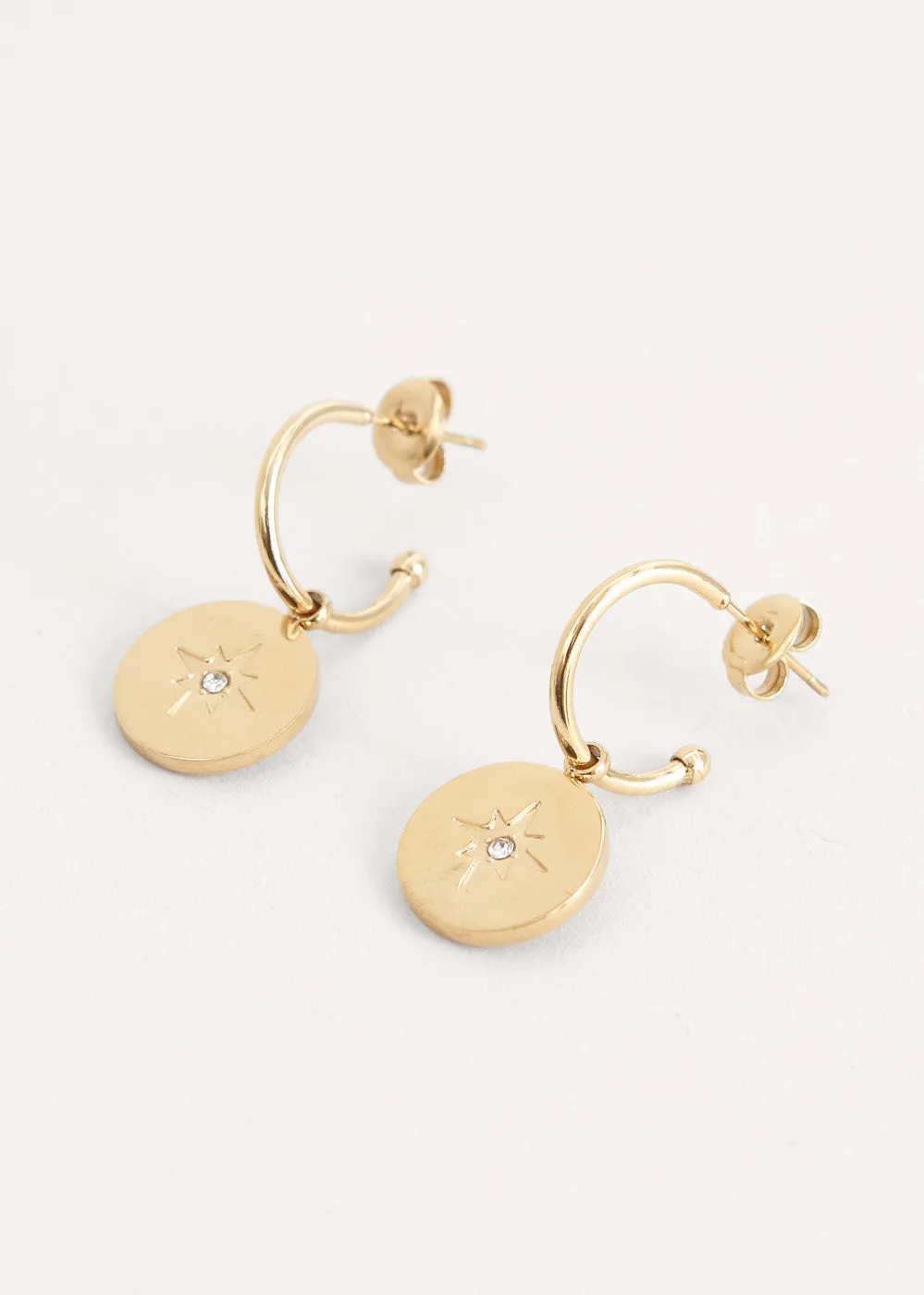 ESTELLE CRYSTAL STAR DROP EARRING