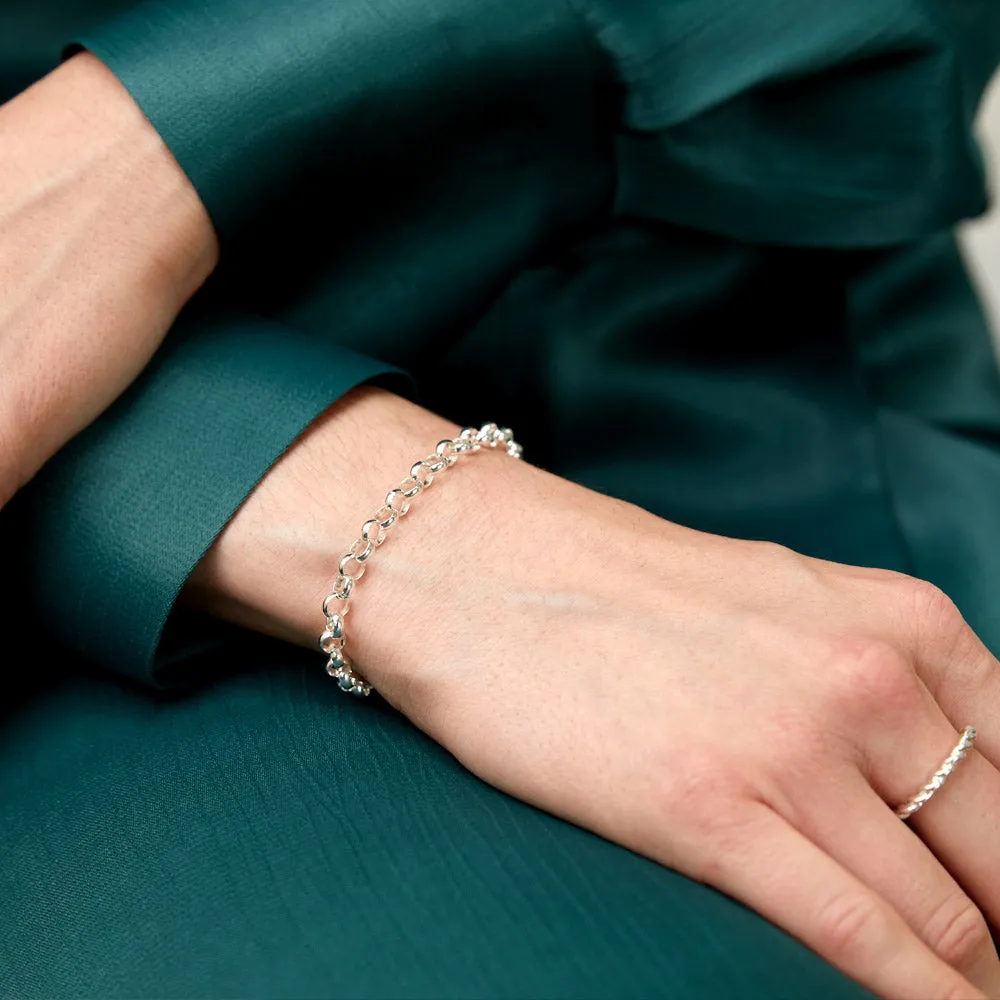 Farrier Sterling Silver Belcher Bracelet