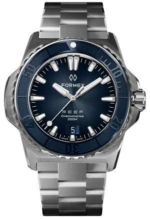 Formex REEF 39.5mm Automatic Chronometer 300m Blue Bracelet