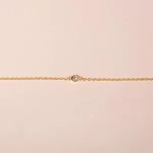 Galore Armband Single Diamond | Gold Baby