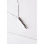 Give Justice Bar Necklace