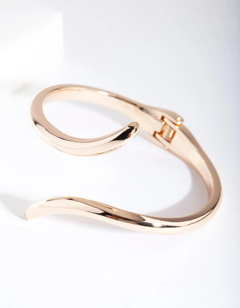 Gold Wrap Clamp Bangle