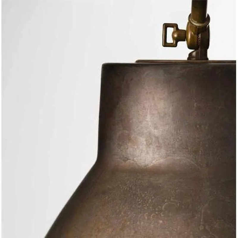 Industrial Italian Pendant Light with Adjustable Rod Suspension