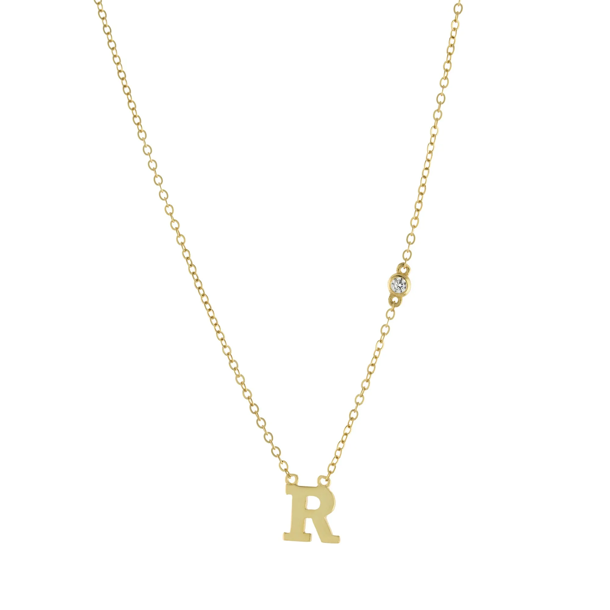 Initial CZ Necklace