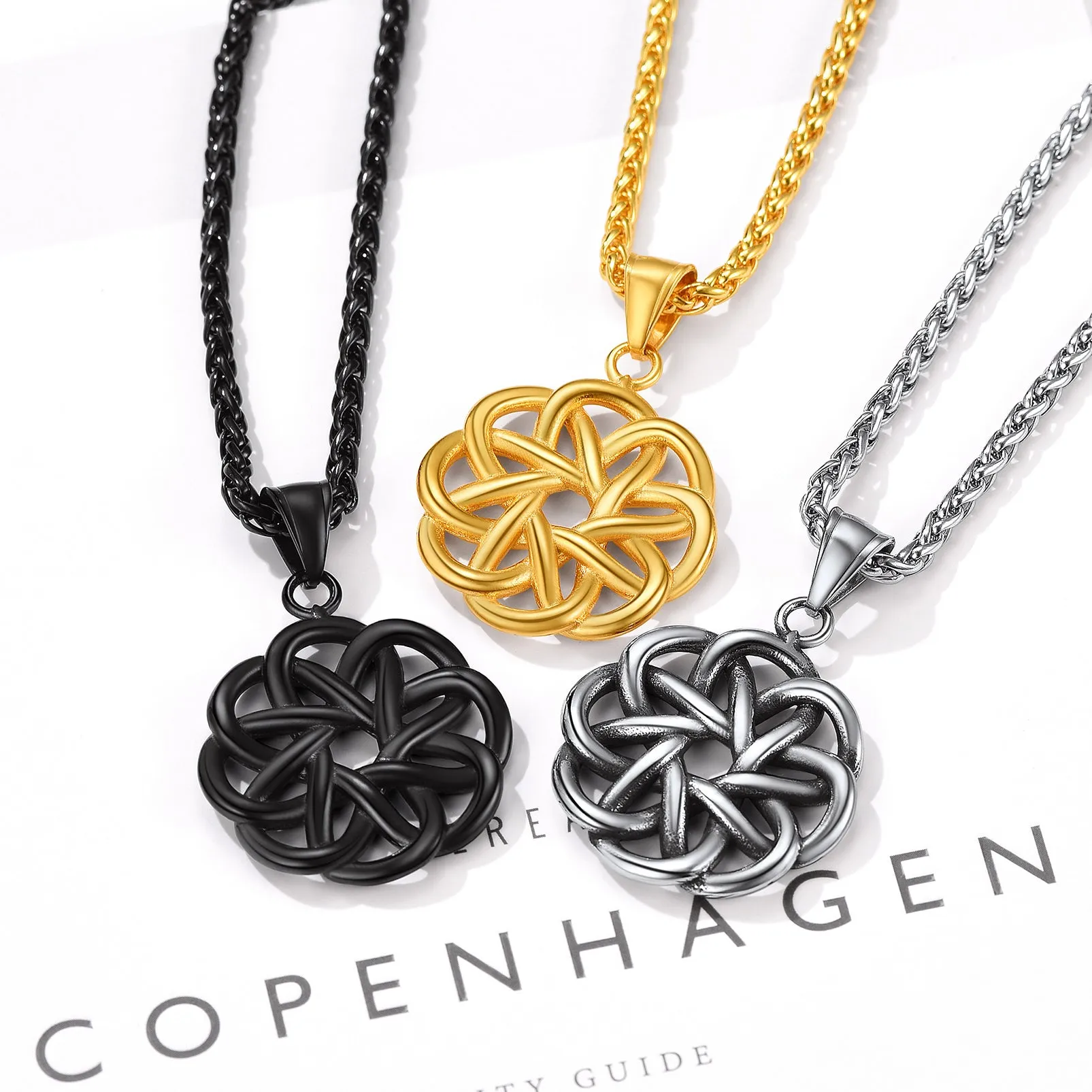 Irish Celtic Knot Necklace For Women/Men