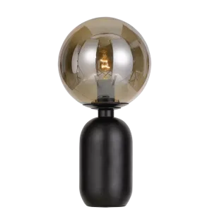 Kade Black and Smoke Modern Table Lamp