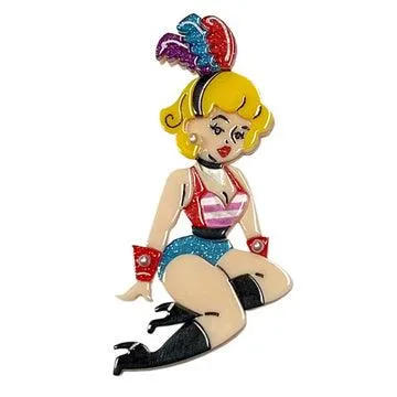 Lipstick & Chrome : Circus : Enjoy the Ride Circus Brooch [PRE-ORDER]