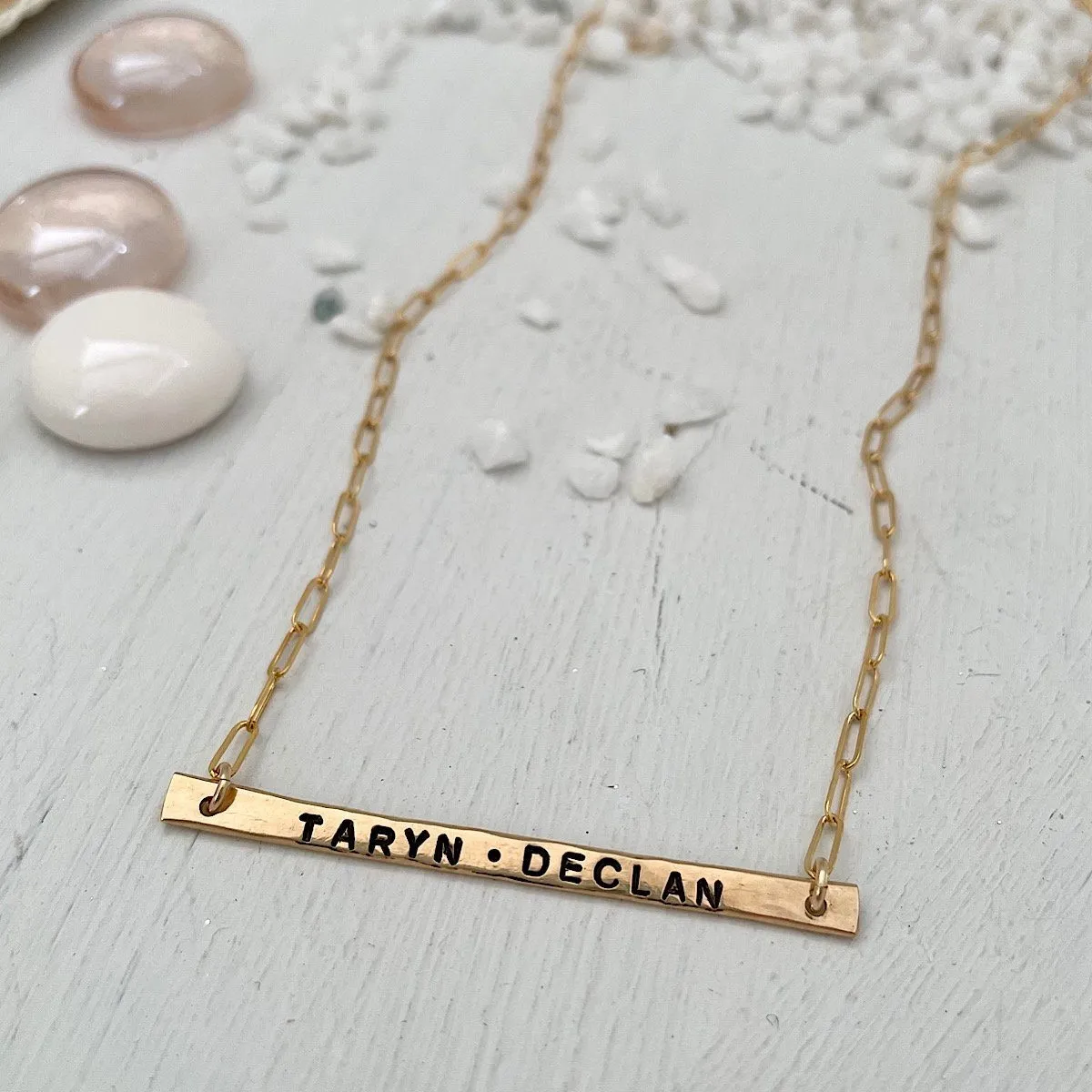 Little ID Personalized Bar Necklace