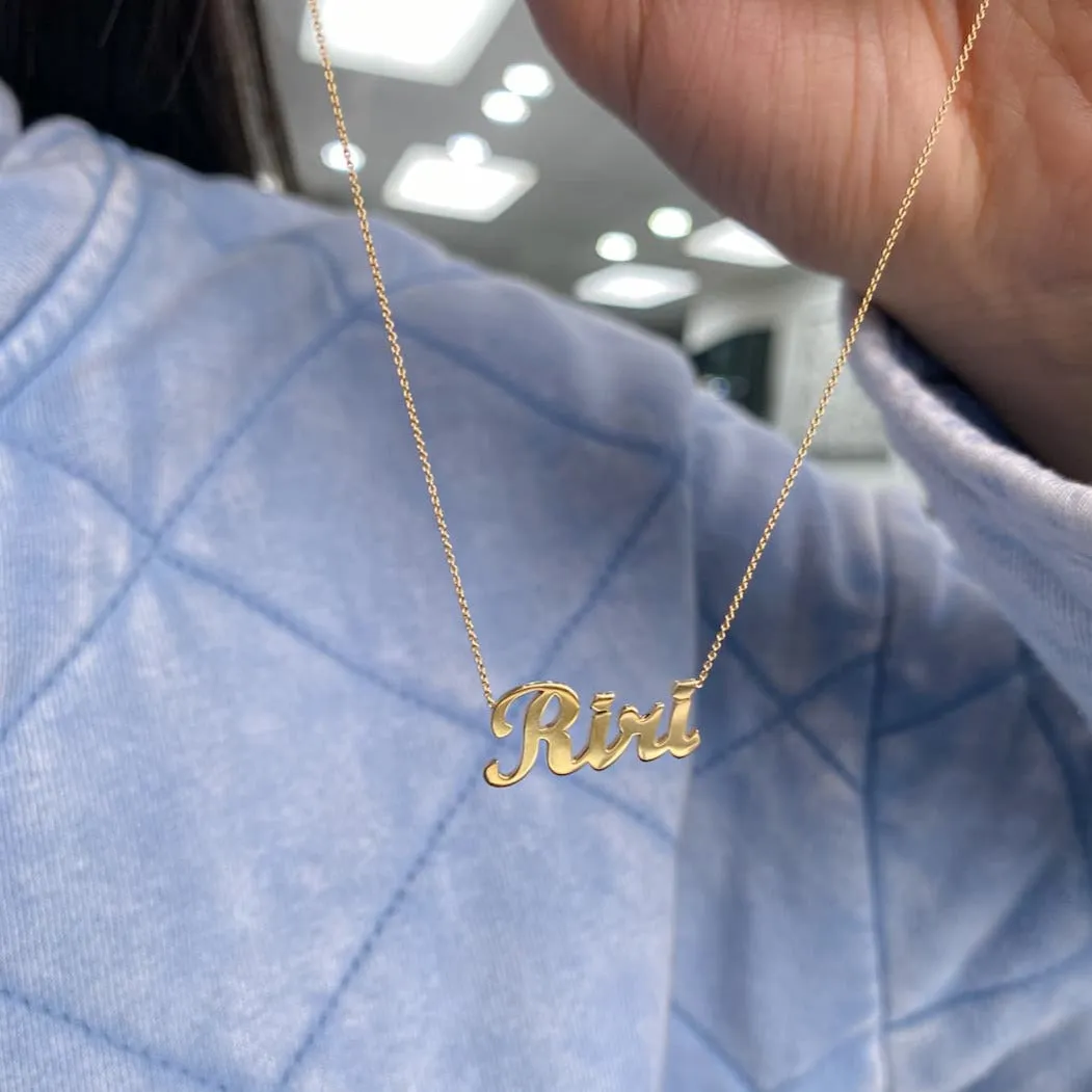 Love Letters Gold Custom Name Necklace