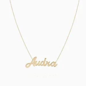 Love Letters Gold Custom Name Necklace