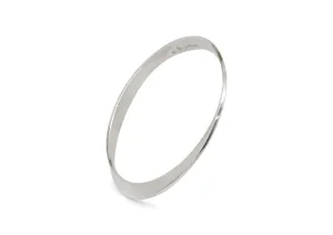 Möbius Twist Bangle, Sterling Silver