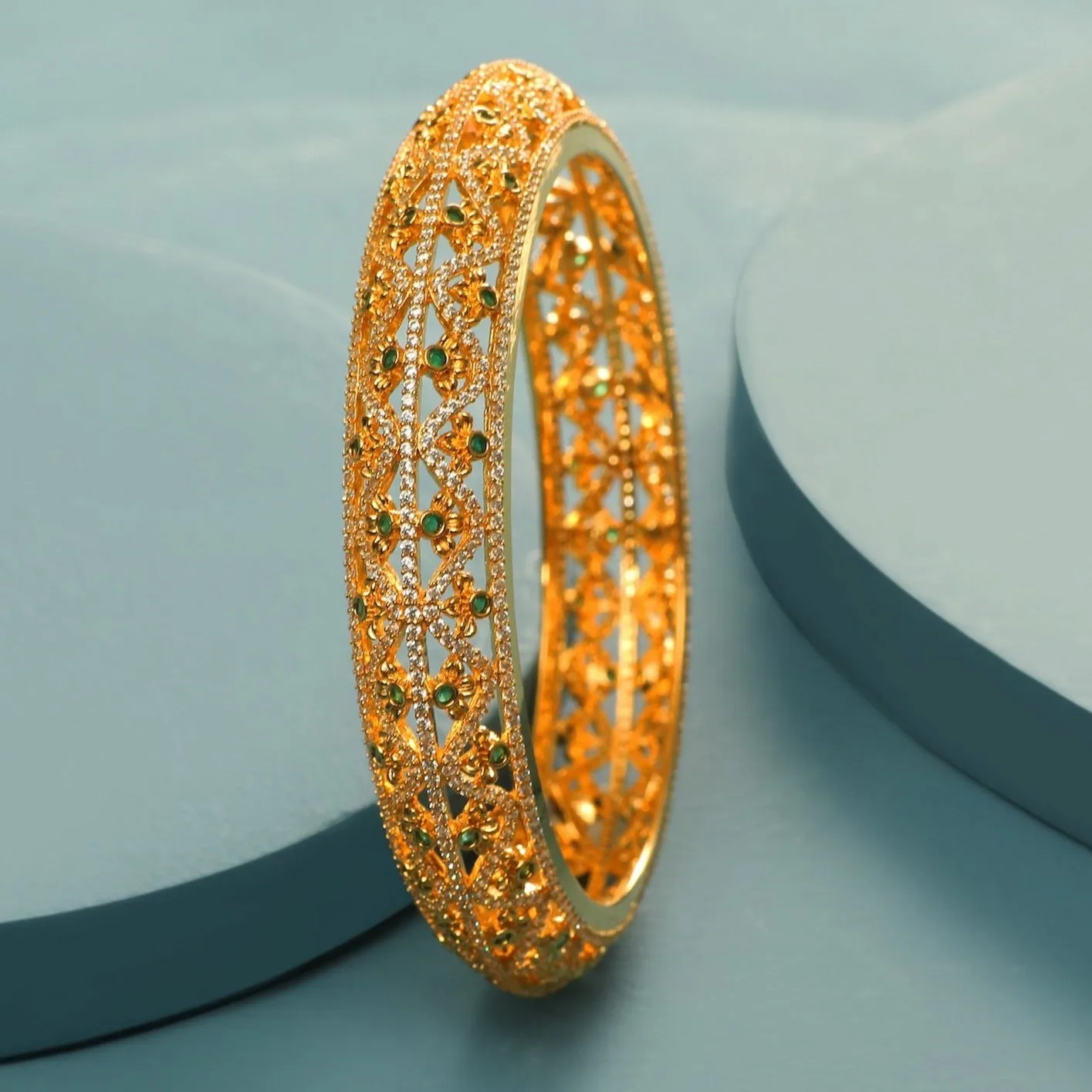 Milena Nakshatra CZ Bangles