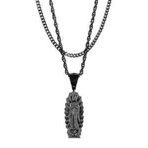 Mister Guadalupe Black Necklace