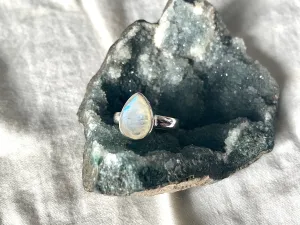 Moonstone Sabina Ring - Teardrop