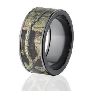 Mossy Oak Bands, Camo Wedding Rings, Black Breakup Infinity Camo Bands