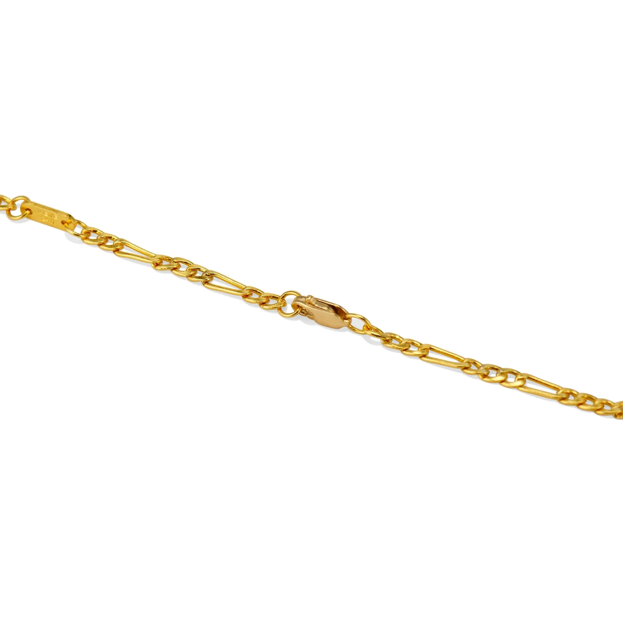 Narrow Figaro Chain Bracelet