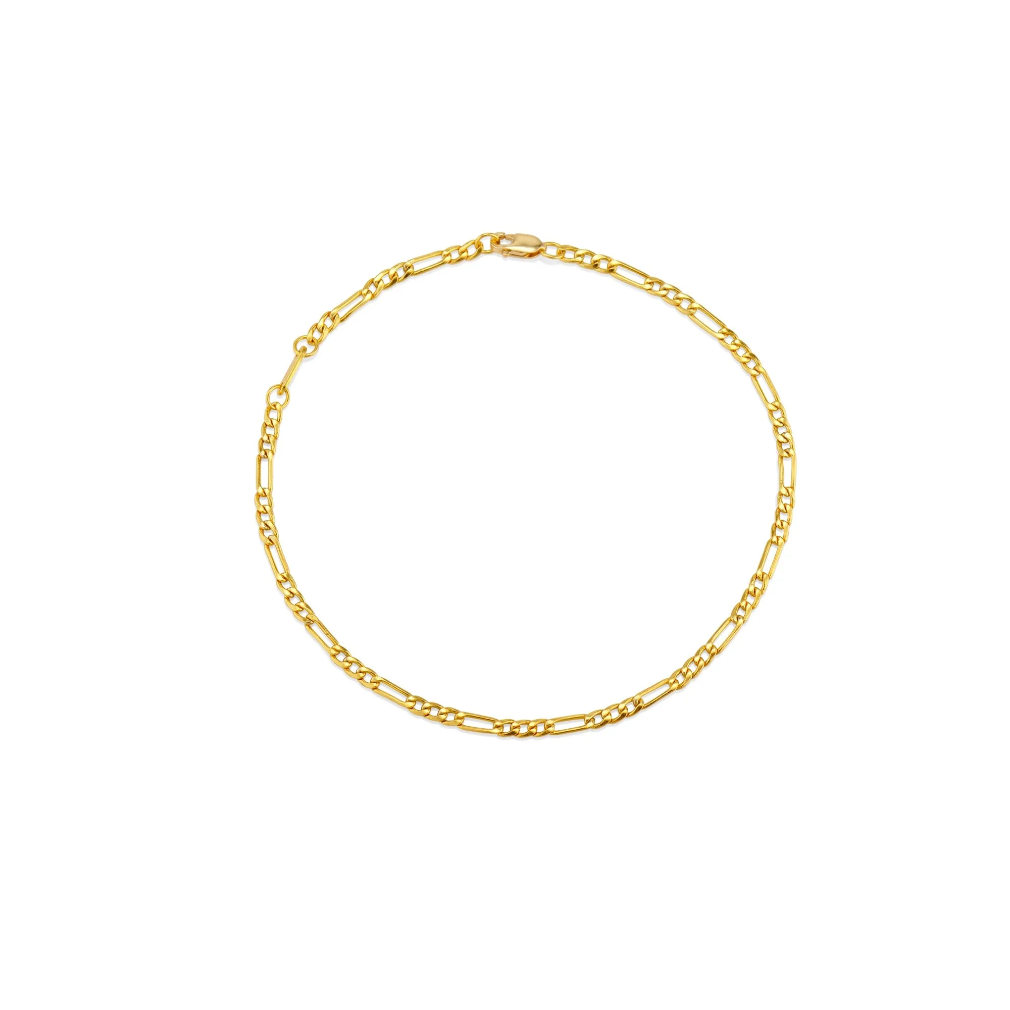 Narrow Figaro Chain Bracelet