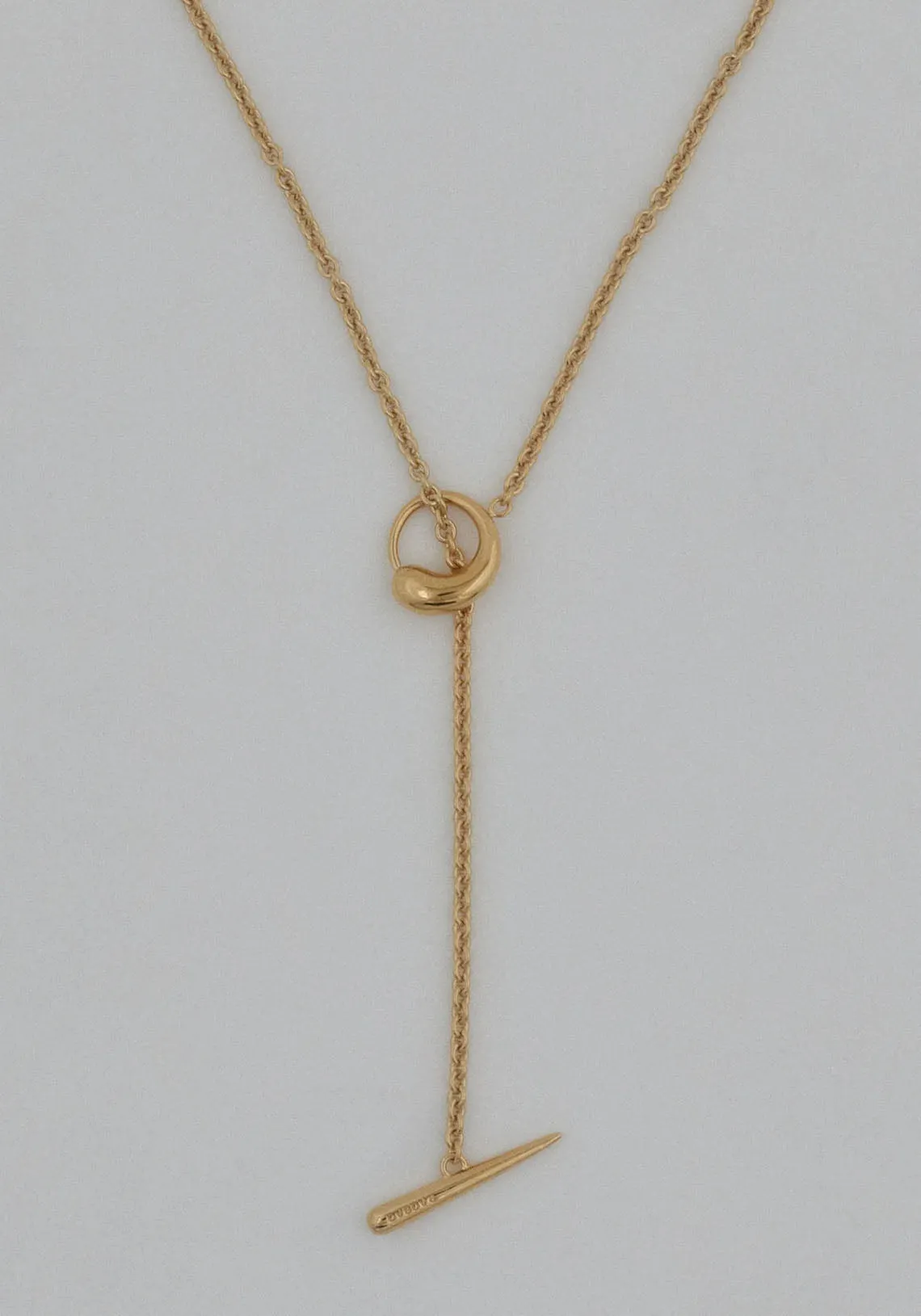 OCULUS 15026 BRASS WITH 18K GOLD PLATING NECKLACE