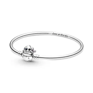 Pandora Moments Disney Stitch Biting Clasp Bangle