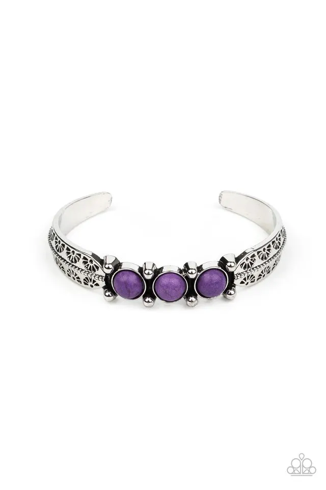 Paparazzi Bracelet ~ Mojave Glyphs - Purple